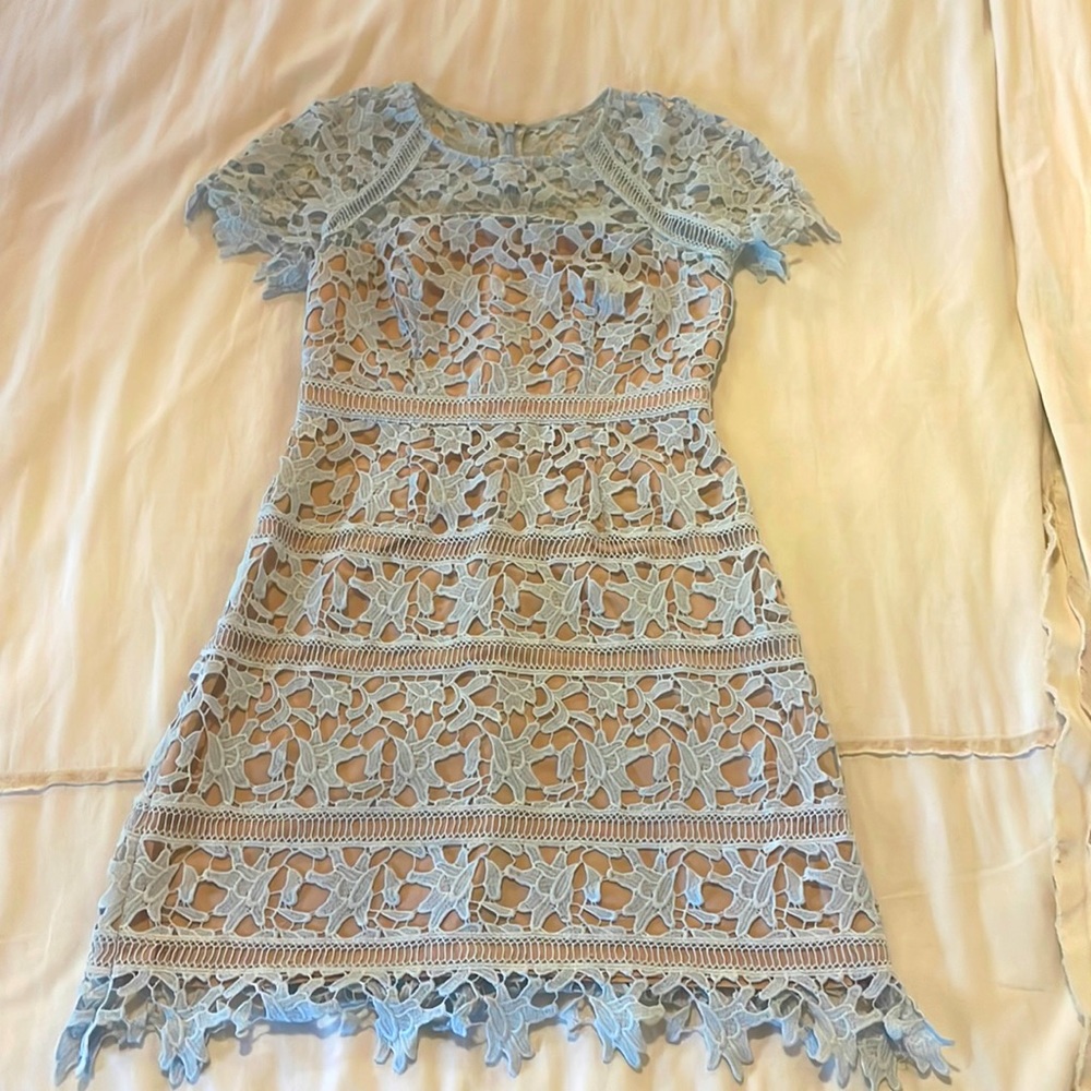Light Blue Lace Dress by Eliza J